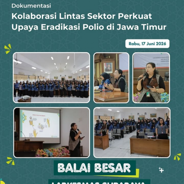 Kolaborasi Lintas Sektor Perkuat Upaya Eradikasi Polio di Jawa Timur